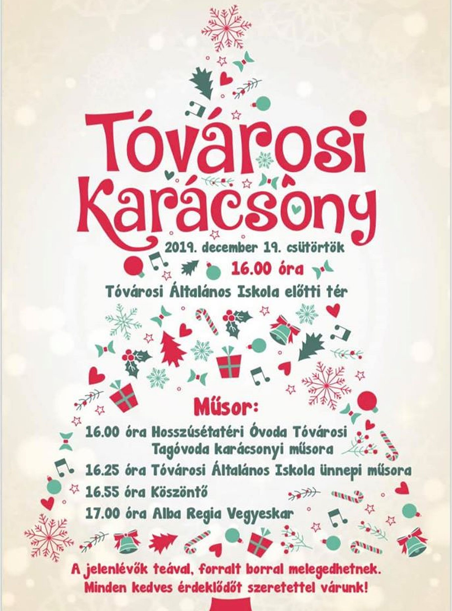 Tóvárosi karácsony a városrész gyermekeivel és az Alba Regia Vegyeskarral